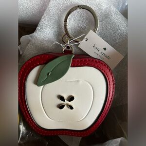 Kate Spade Honey Crisp Sliced Apple Pouch Charm